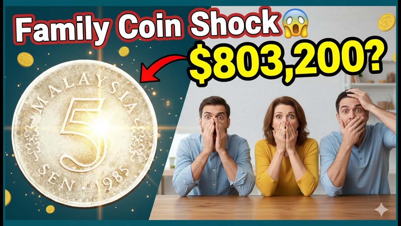 A Poor Family&rsquo;s Coin Shocked the Auction World 😲 | malaysia 5 Sen 1985 | Coin Spyder