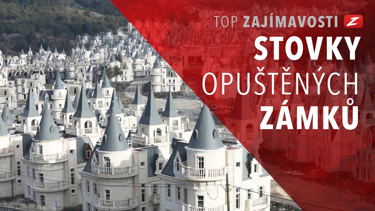 Turecké město duchů - Opuštěné chátrající romantické zámečky - TOP Zajímavosti