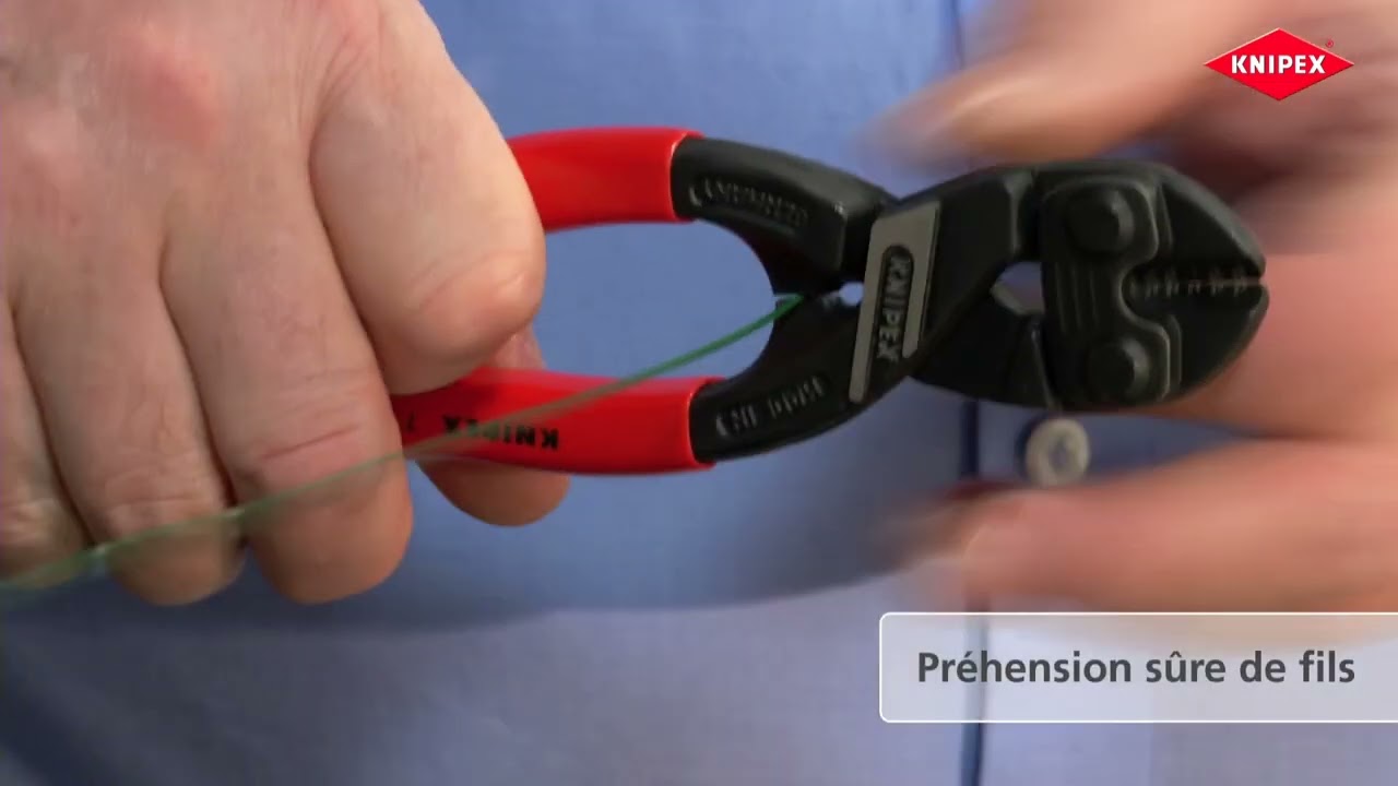🔧 KNIPEX CoBolt® – Le coupe-boulons compact pour des coupes nettes et puissantes