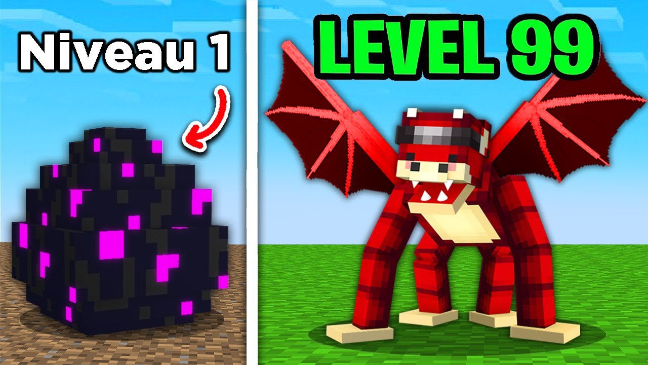 Je me suis TRANSFORMÉ en DRAGON ULTIME sur Minecraft !!