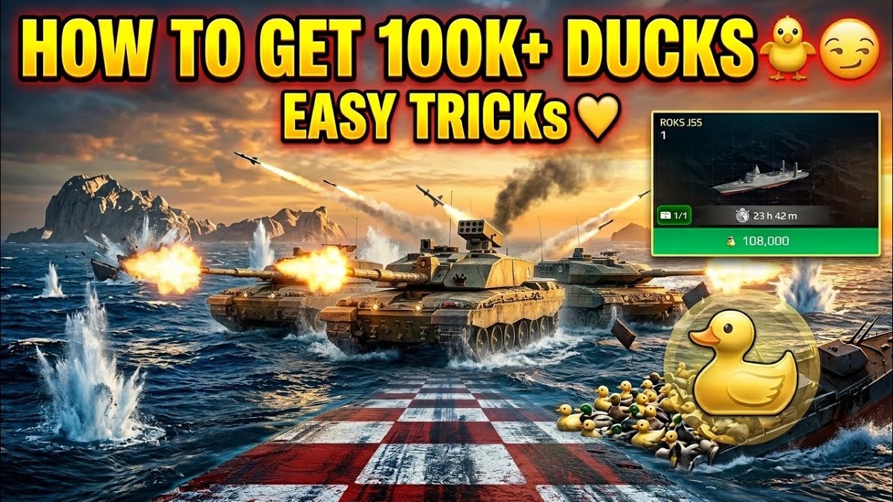 WIN EVERY MATCH IN NEW TANK MODE🔥🥶 | EASY TRICKS 100K+ DUCKS