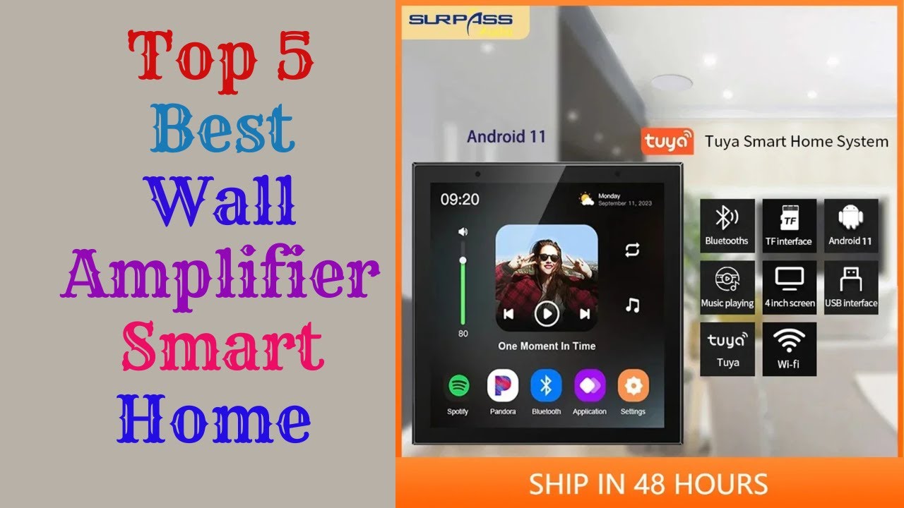 Top 5 Best in Wall Amplifier 2024 | Best Smart Home Audio System
