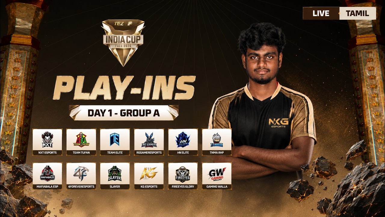 Tamil Watch Party TEZ FFMIC 2026 Fall🔥| Pay-Ins Day 1-Group A | Free Fire Max