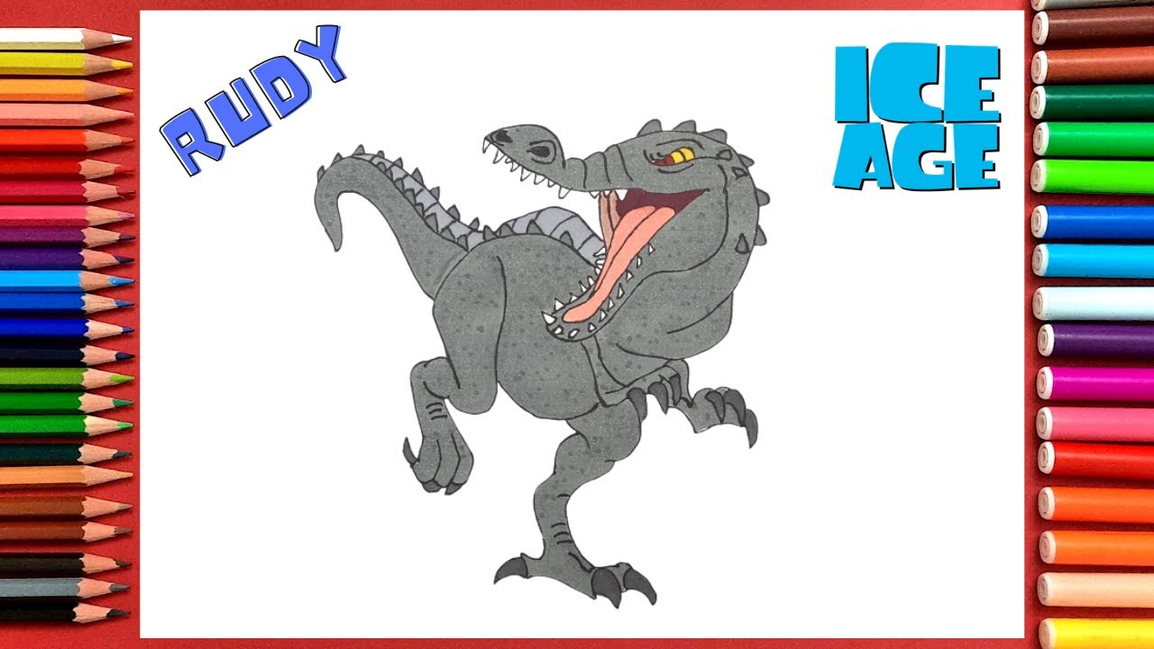 Как рисовать Руди | Ледниковый период