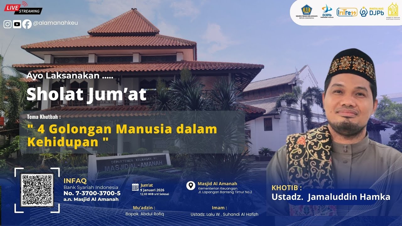 Khutbah Jum'at  , tema : 