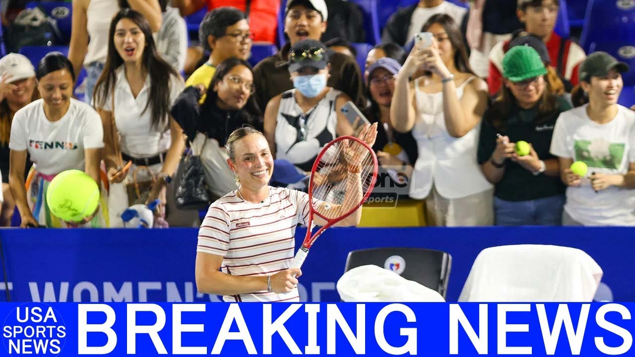 Donna Vekic raves about Filipino crowd at Philippine Women&rsquo;s Open
