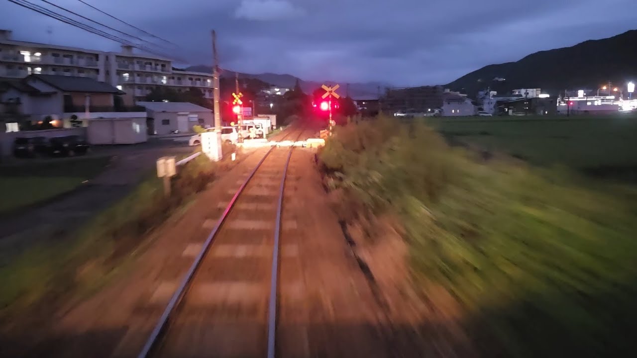 【松浦鉄道】前面展望 相浦→中佐世保駅間