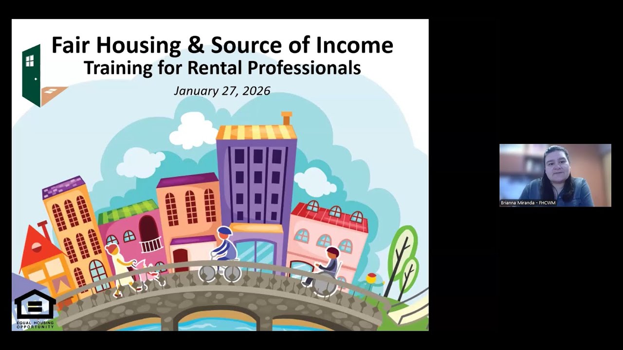FHCWM Fair Housing & Source of Income for Rental Professionals - January 2026