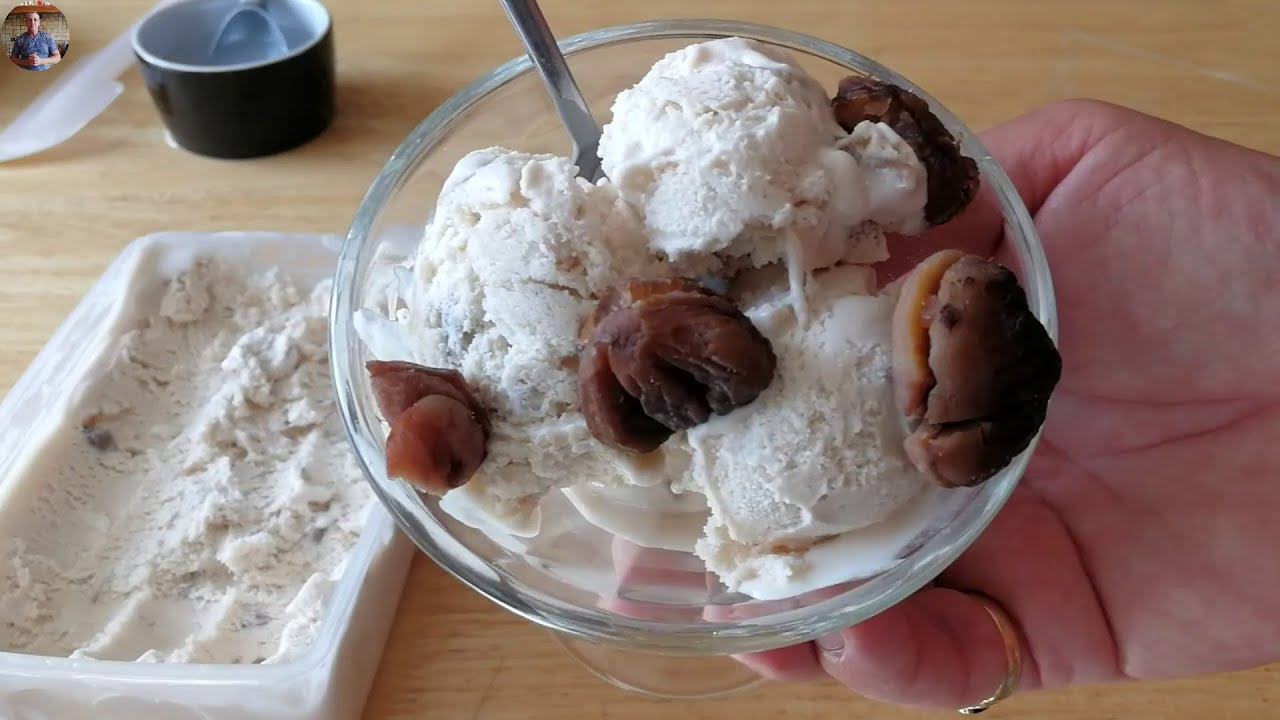 recette glace a la crème de marrons/ricetta gelato alla crema di castagne