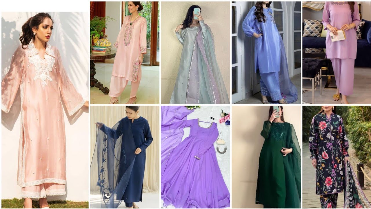 New Trendy Plain Suit ko Design Krny k Ideas | Summer Plain Suit designs#sunnycollections#dress
