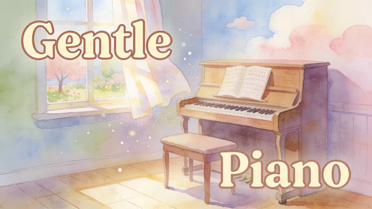 Gentle Piano for Stress Relief, Calm Visuals & Peaceful Moments
