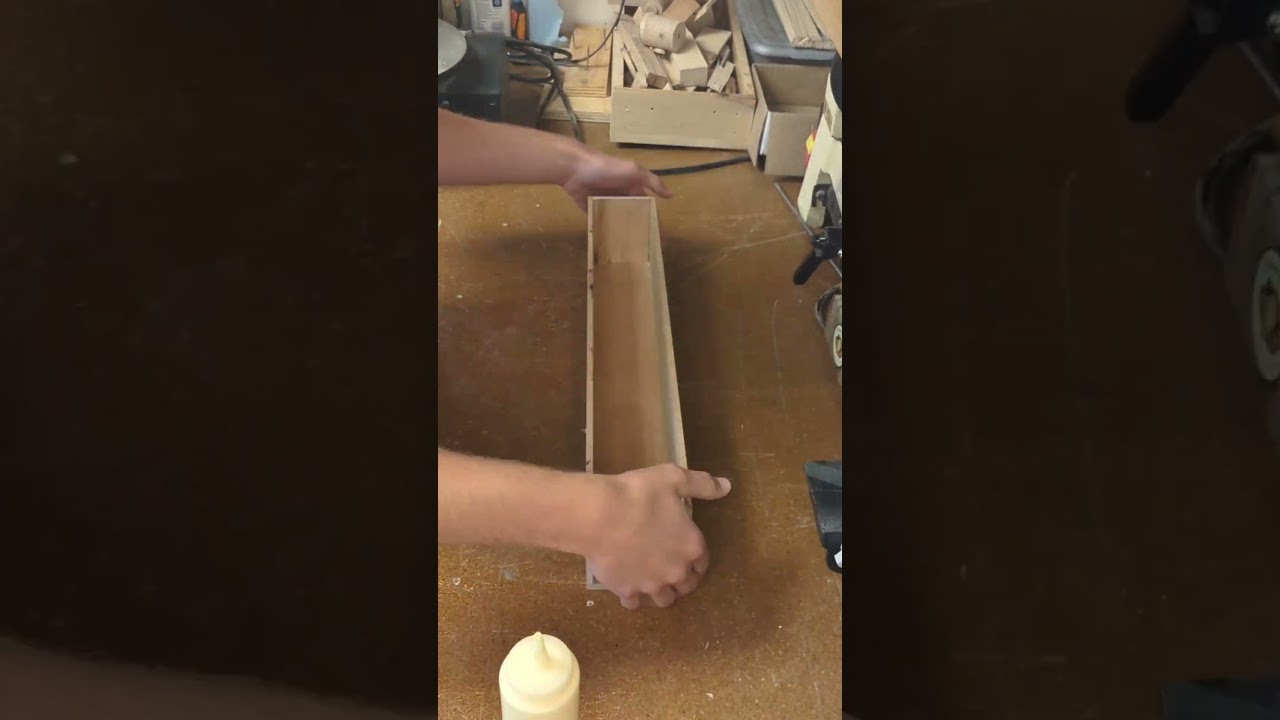 Assembly of the dry van trailer #handmade #wood #woodworking #assembly