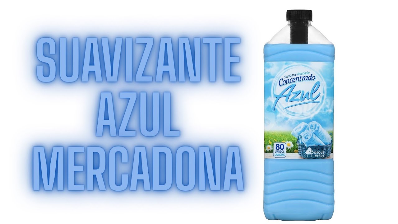 ✅ PROBANDO SUAVIZANTE AZUL MERCADONA