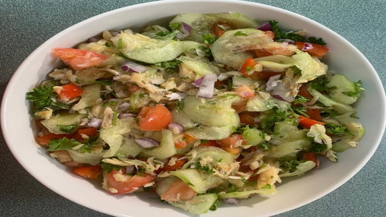 Healthy and nutritious  Codfish Salad