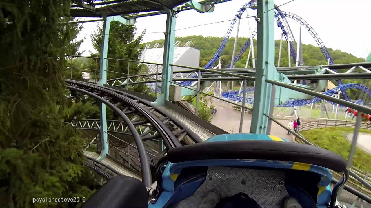 Bobsleigh, Roller Coaster at Nigloland 2014.