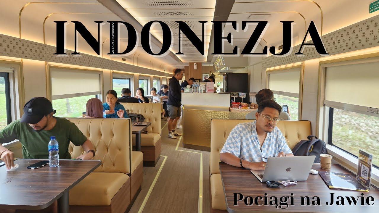 Pociągiem przez Jawę - podróż z Dżakarty do Yogyakarty INDONEZJA VLOG #16