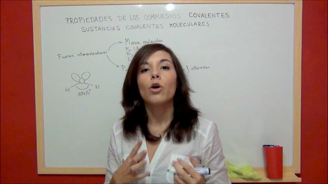 QUIMICA Propiedades de las sustancias covalentes moleculares