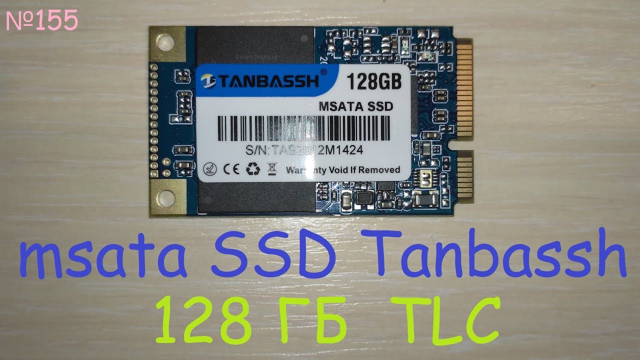 💽 msata TLC SSD 128 GB Tanbassh - ❗️❓ тест обзор скорости через sata адаптер - диск для USB 3.0 😺