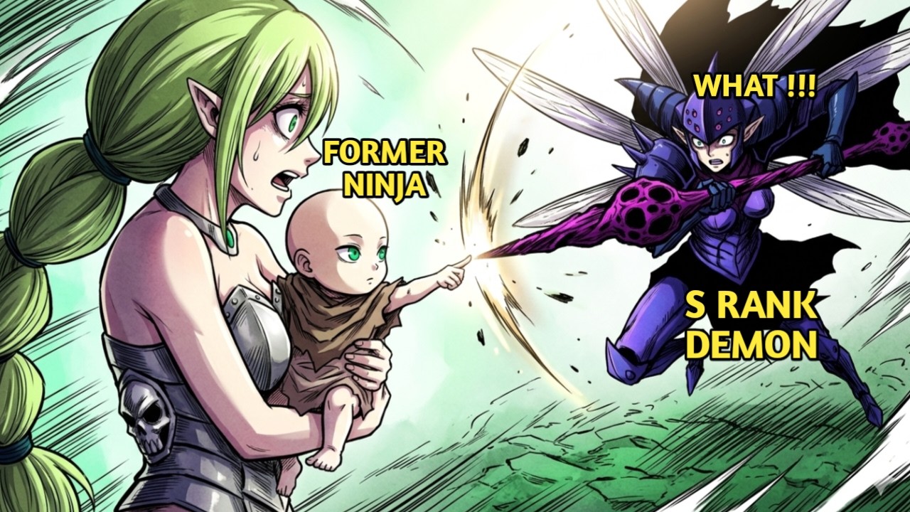 The World’s Strongest Ninja Reincarnates in a World ruled by demons as its last hope | manhwa recap