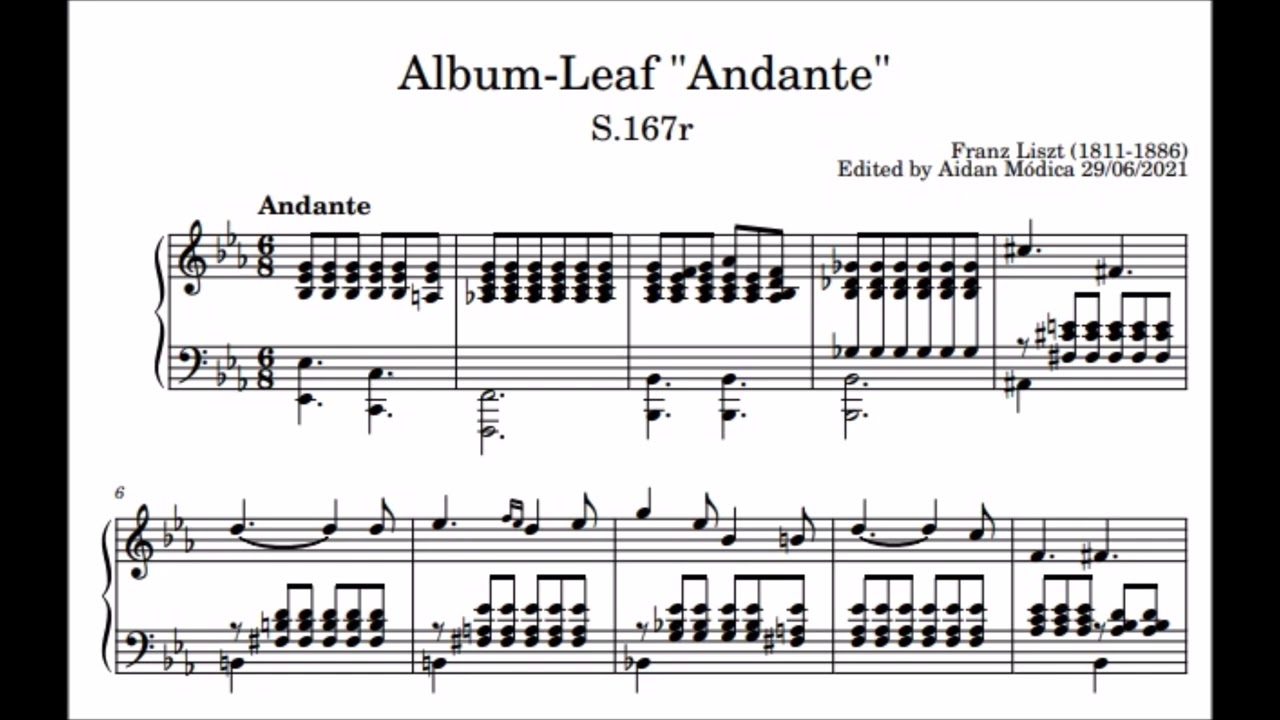 Franz Liszt : Album-Leaf 