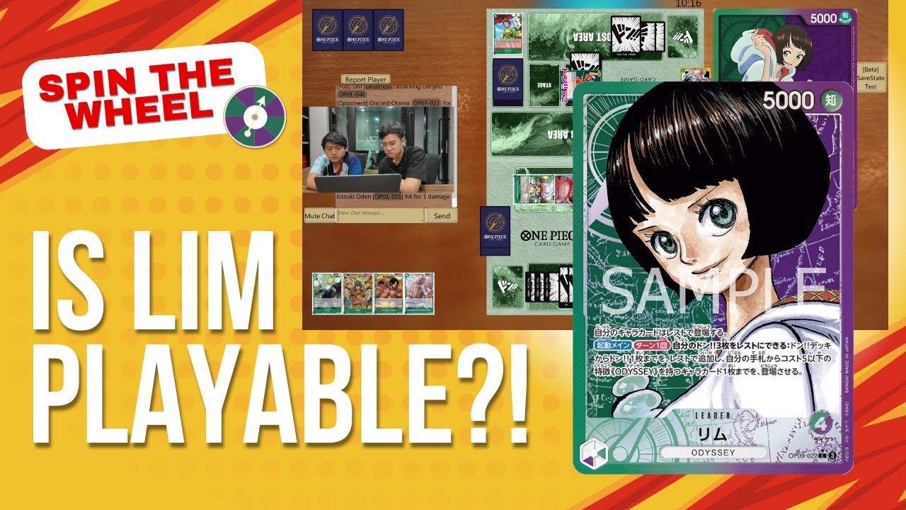 Spin the Wheel Deck Challenge! Can We Make Lim (OP09) Work?!
