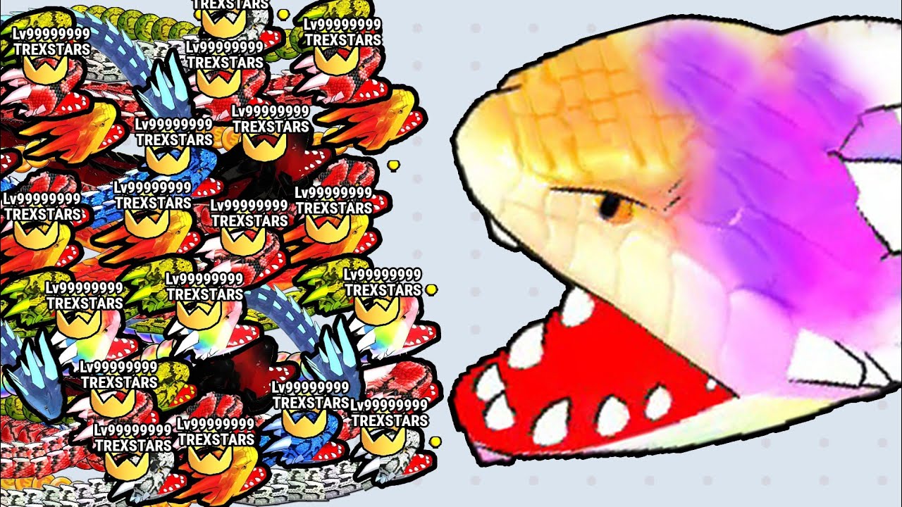 Snake Clash! .io - MAX LEVEL! Epic Snake Clash.io Gameplay! #372