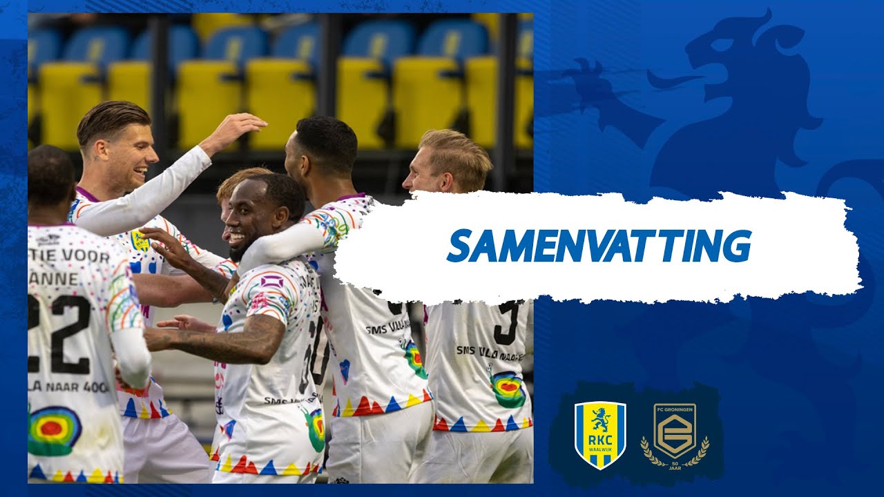 RKC boekt belangrijke zege op FC Groningen | Samenvatting RKC Waalwijk - FC Groningen (21/22)