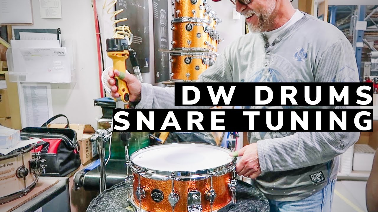 how to tune your snare drum | DW Drums method