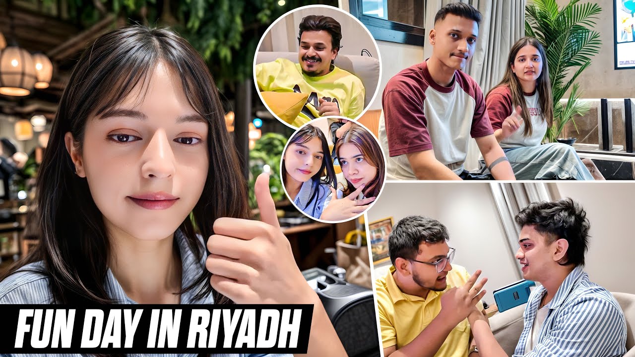 FUN DAY in Riyadh VLOG 2 | iQOO8bitSheek