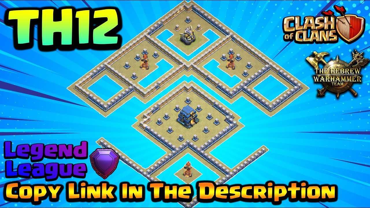 *Тройная угроза* Лучшая база TH12 2019 Anti 2 STAR - Лучшая ратуша 12 Base с Link - Clash of Clans