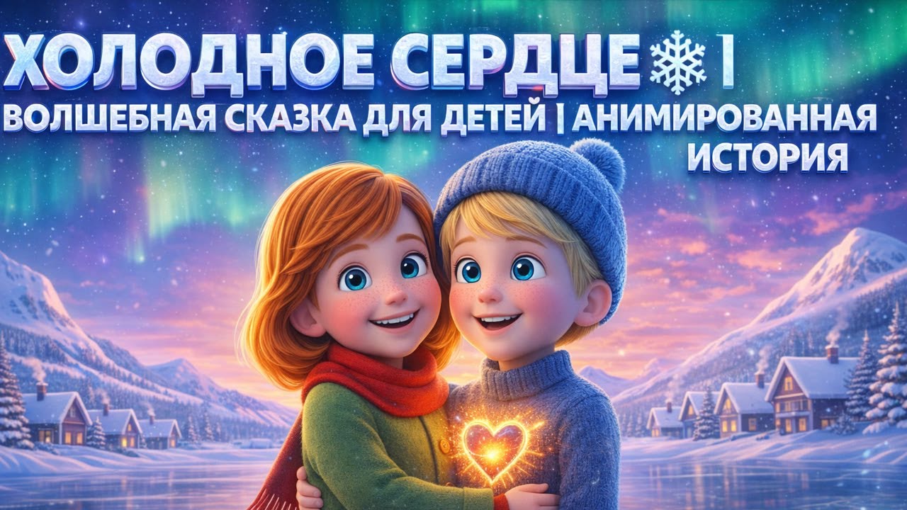 ХОЛОДНОЕ СЕРДЦЕ ❄️ | Волшебная сказка для детей | Анимированная история