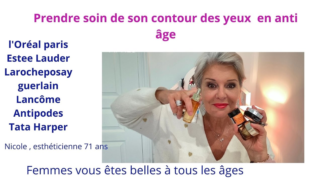 Prendre soin de son contour des yeux  en anti -âge