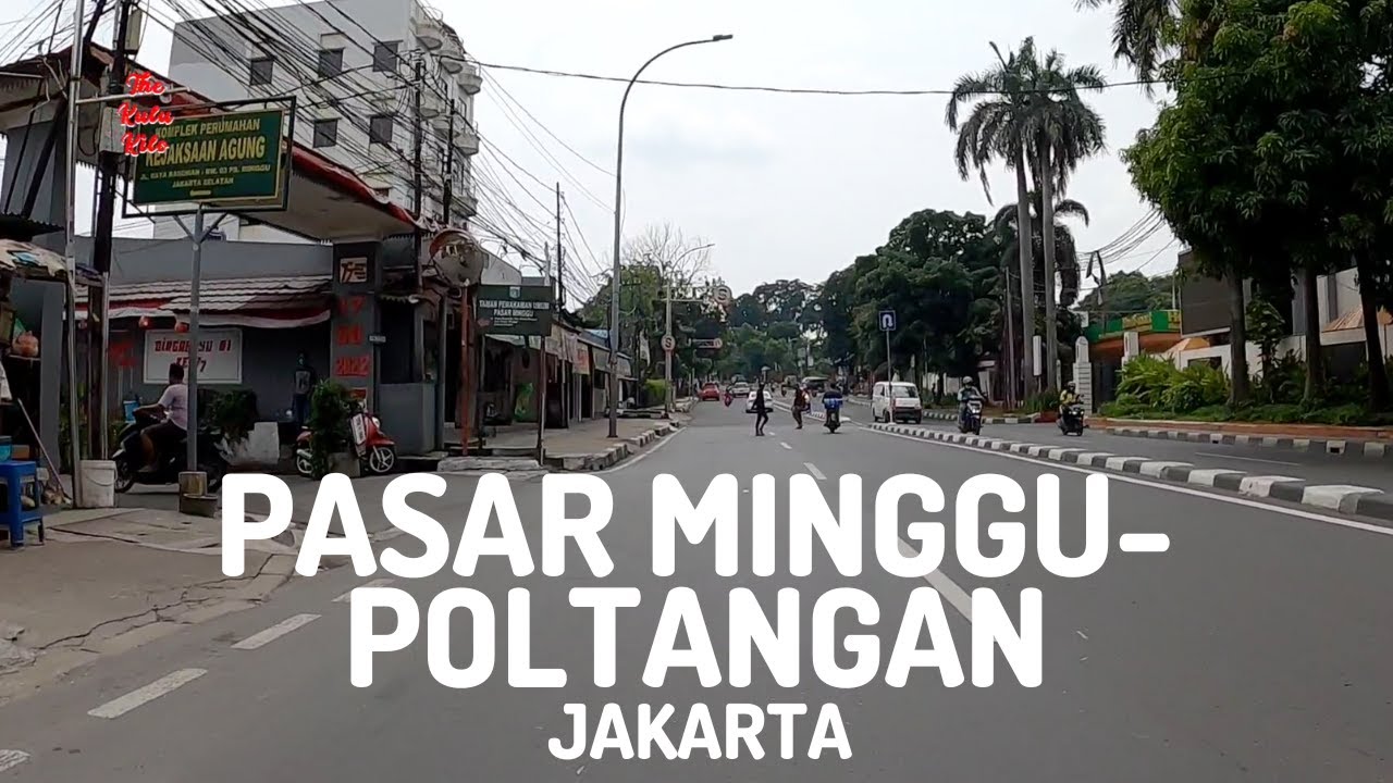 PERJALANAN DARI PASAR MINGGU MENUJU POLTANGAN I JAKARTA SELATAN | DRIVING JAKARTA | SCOOTER RIDING