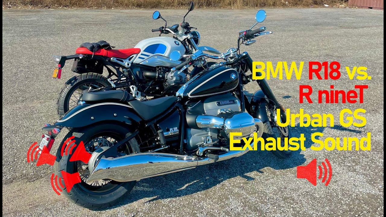 BMW R nineT vs  R18 EXHAUST SOUND