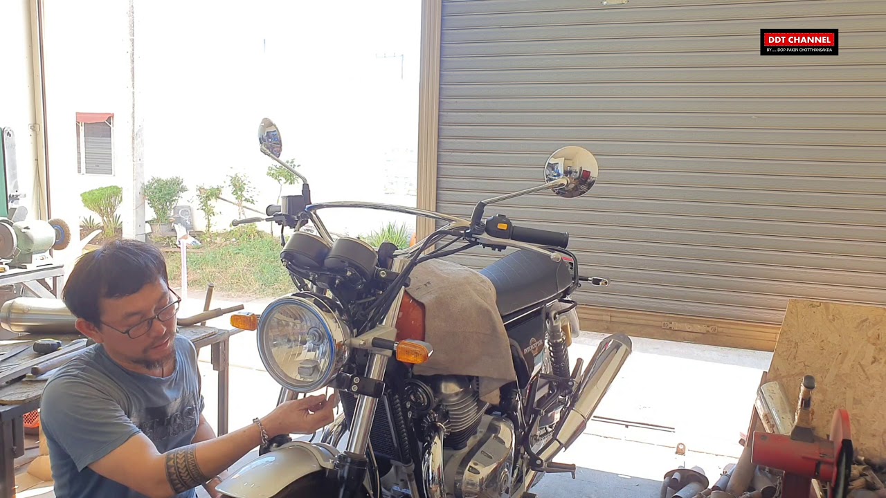 Re INTERCEPTER 650-ติดตั้งแฮนด์บาร์ ทรง Hollywood by-โหลดโช๊คหน้า-หลัง..#DOPPER