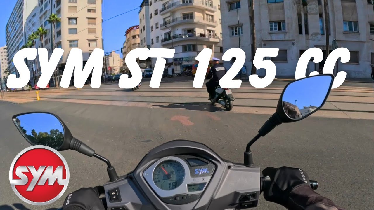 SYM ST 125 CC MOROCCO - تجربة صادقة 3