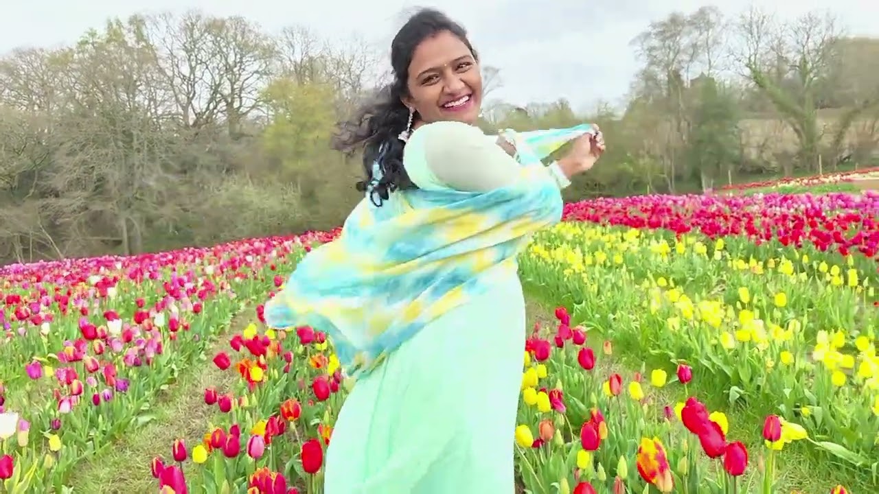 Kooli No 1 favourite song shoot in Tulip garden | Divyamahendra | Songs | music