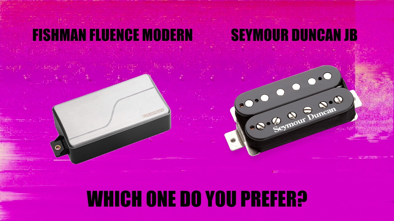 Fishman Fluence Modern (Active) vs. Seymour Duncan JB (Passive) Pickup Comparison