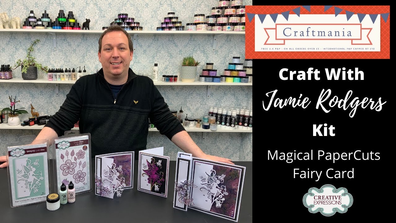 Craft With Jamie Rodgers ~ Creative Expressions Paper Cuts Fairy Card Kit