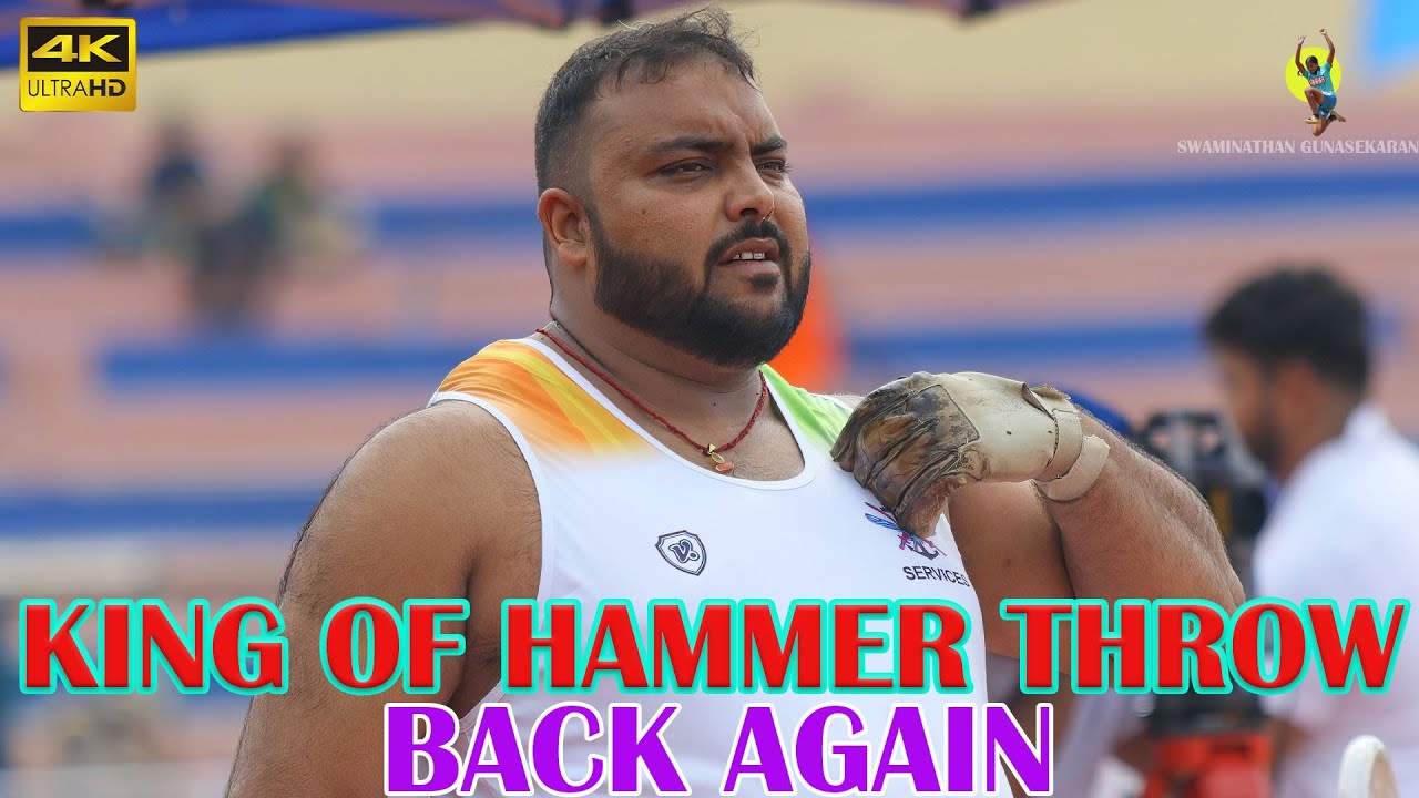 King of Hammer throw return with bang || Hammer throw highlights