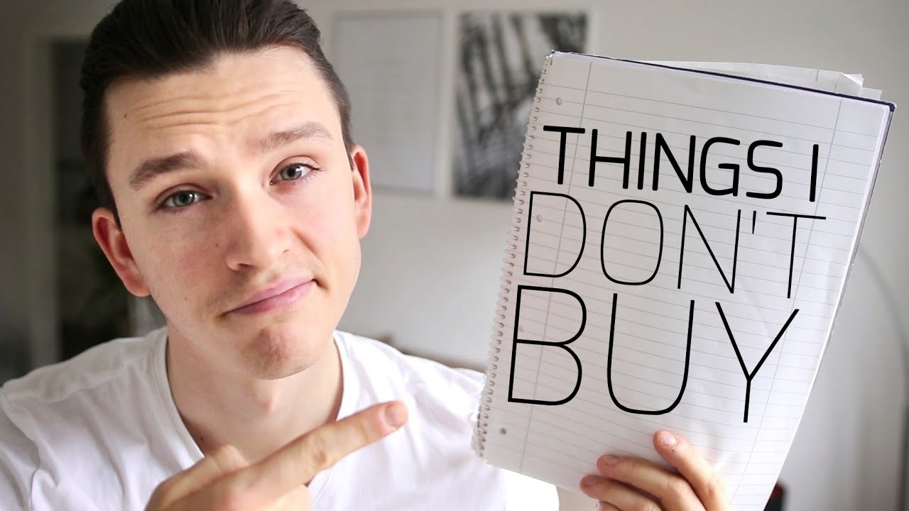 10 THINGS I DON'T BUY ANYMORE : minimalism & money saving