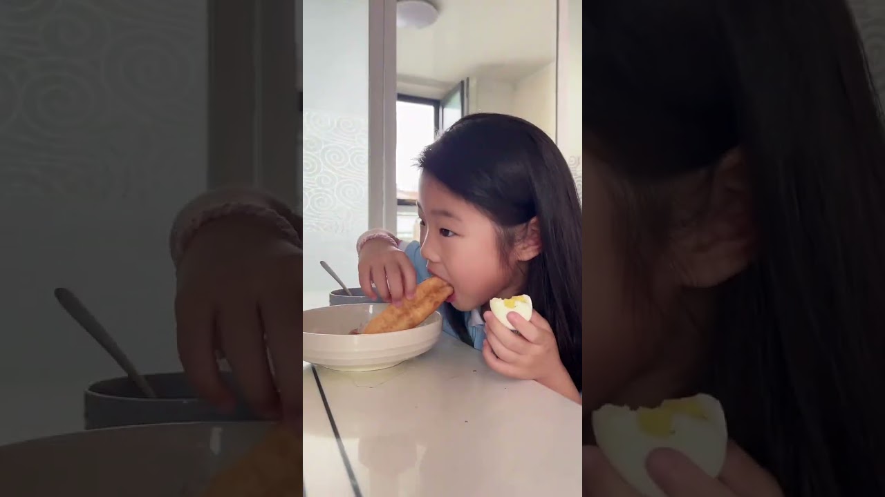 童年你是否也經歷過：考試前吃根油條和雞蛋……#vlog日常 #全職寶媽
