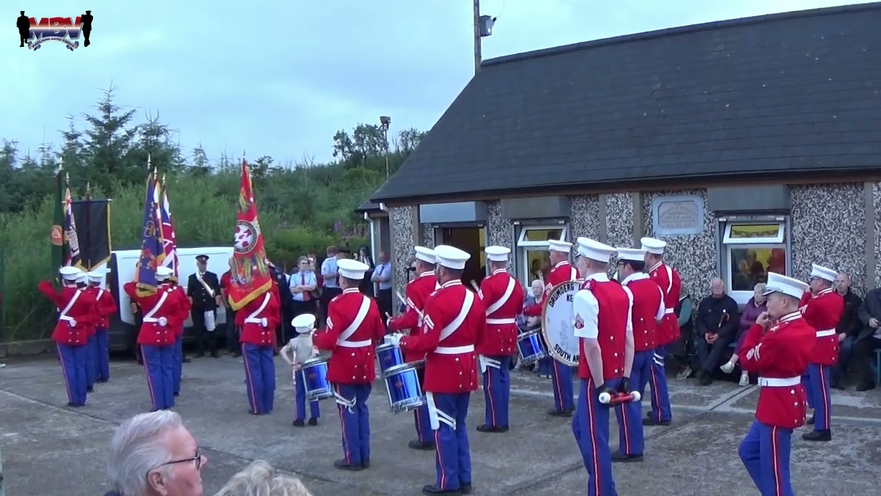 Doohat Accordion & Drumderg Loyalist Flute Band @ Aughnagurgan Accordion Band Parade 2024
