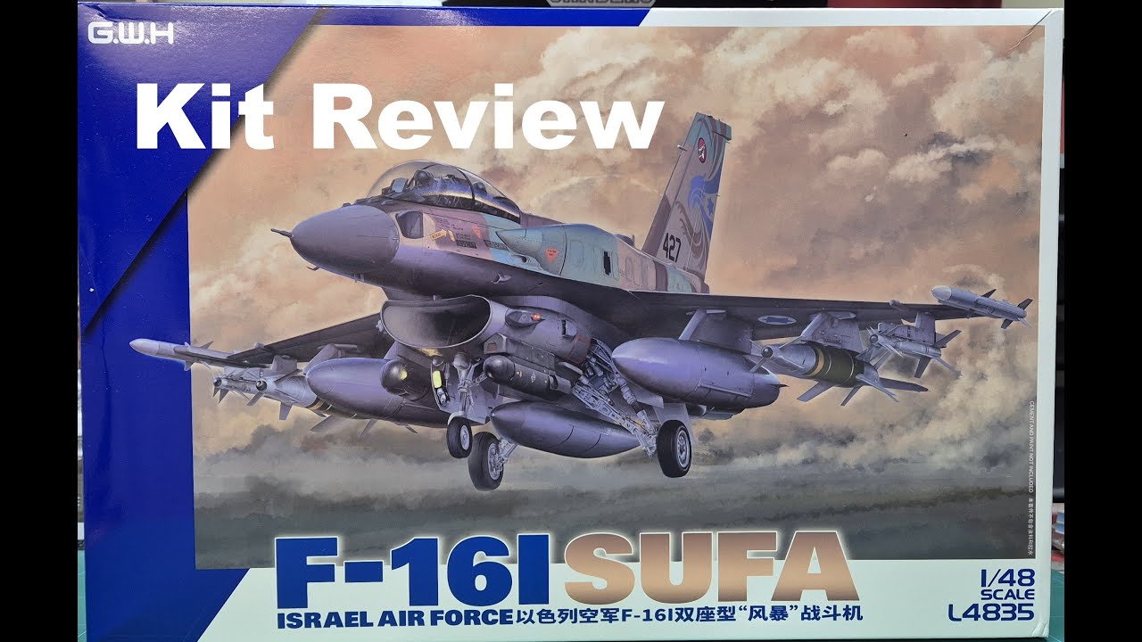 Обзор набора G.W.H 1/48 F-16I SUFA