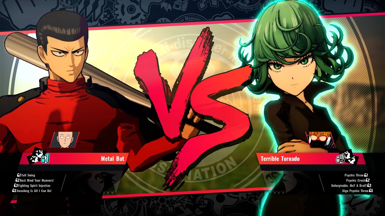 Metal Bat vs Terrible Tornado - One-Punch Man: A Hero Nobody Knows