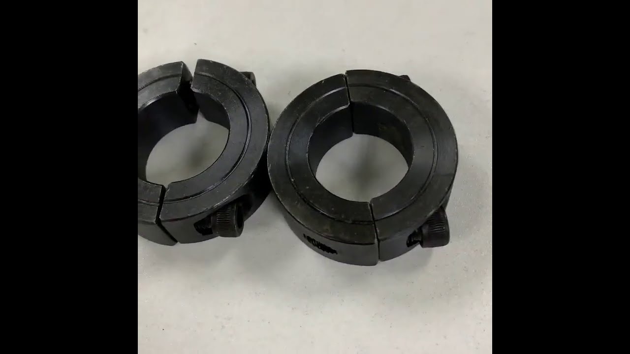 Black shaft collar