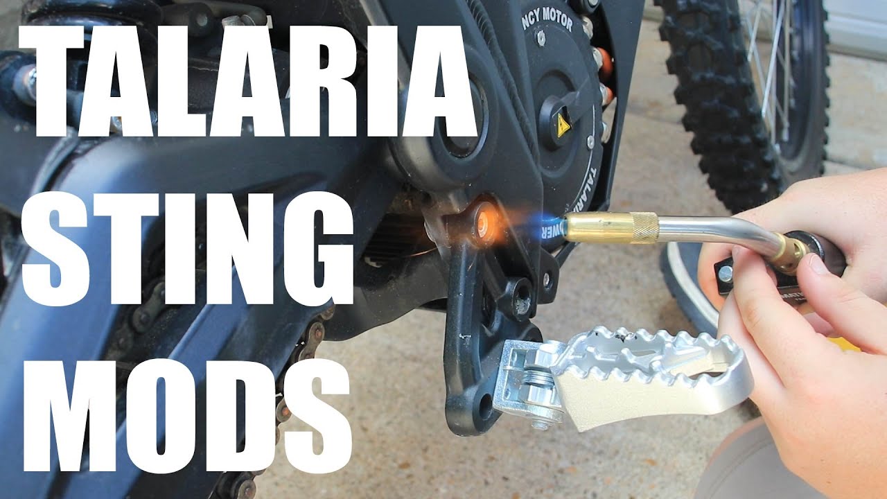 5 Mods For Your Talaria Sting // Peg Brace, Brake Sensor Disconnect Install and Tutorial
