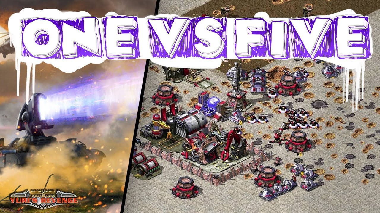 Yuri's Revenge - Capture & destroy! - 1v5 BRUTAL AI