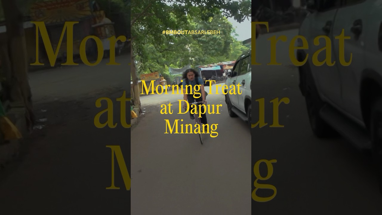 Dapur Minang Lima Saudara, tempat sarapan andalannya Absar Lebeh! ✨ #BMBOUT #BBQMountainBoys