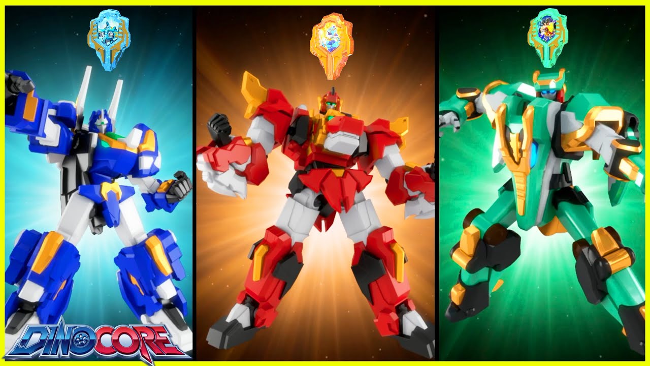Dinocore Game Season 5 Ep 07 | Superhero Trio Unite | Cartoon For Kids | Dinosaurs Animation Robot